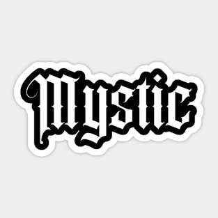 mystic logo Sticker